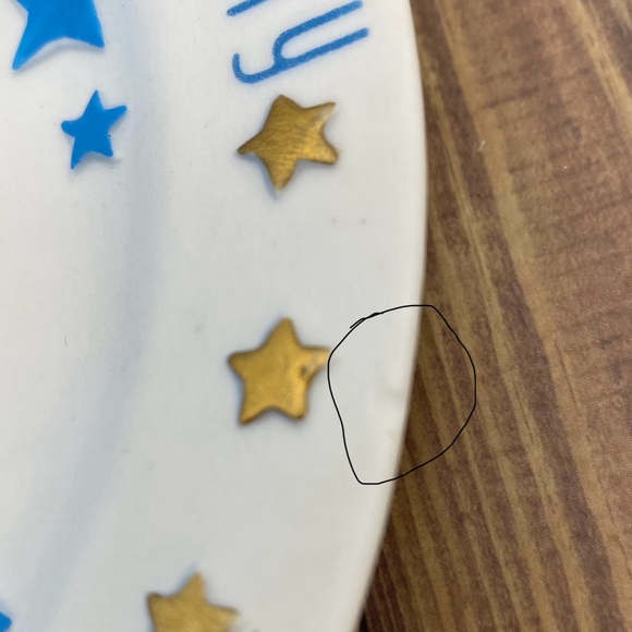 Schmid Bozo The Clown Plate Wall Plaque Vtg 50 Anniversary Porcelain 7 In Flaws - Picture 3 of 9